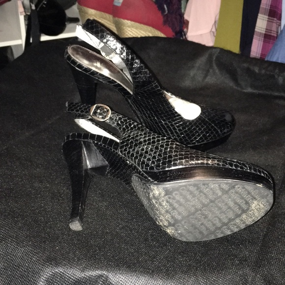 snake skin stilettos - Picture 3 of 4